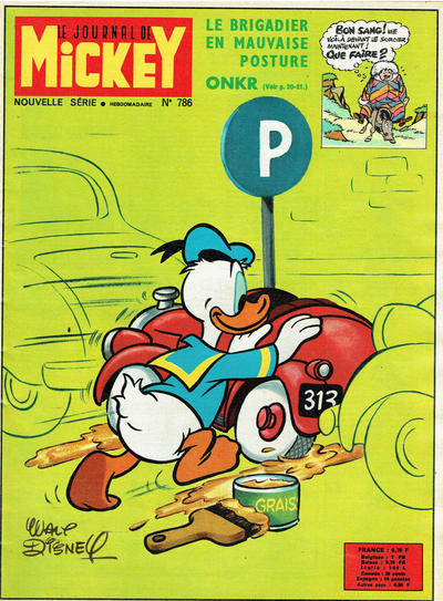 Cover for Le Journal de Mickey (Hachette, 1952 series) #786