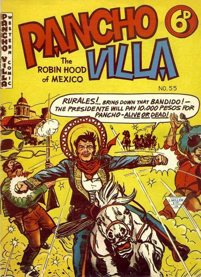 Cover for Pancho Villa Western Comic (L. Miller & Son, 1954 series) #55