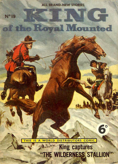 Cover for King of the Royal Mounted (World Distributors, 1953 series) #19