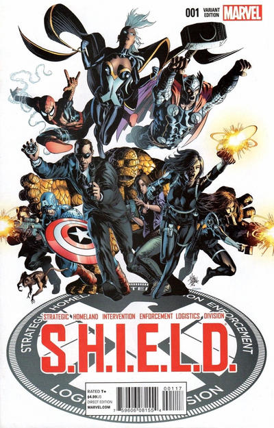 Cover for S.H.I.E.L.D. (Marvel, 2015 series) #1 [Mike Deodato Variant]