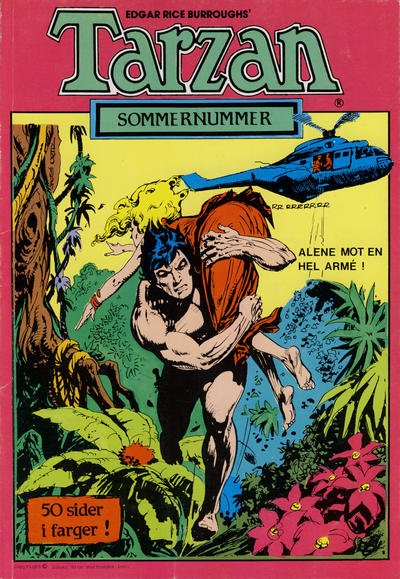 Cover for Tarzan album (Atlantic Forlag, 1977 series) #Sommer 1986 - Tarzan sommernummer