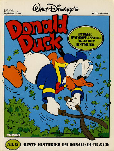 Cover for Walt Disney's Beste Historier om Donald Duck & Co [Disney-Album] (Hjemmet / Egmont, 1978 series) #15 - Donald Duck bygger svømmebasseng [2. opplag]