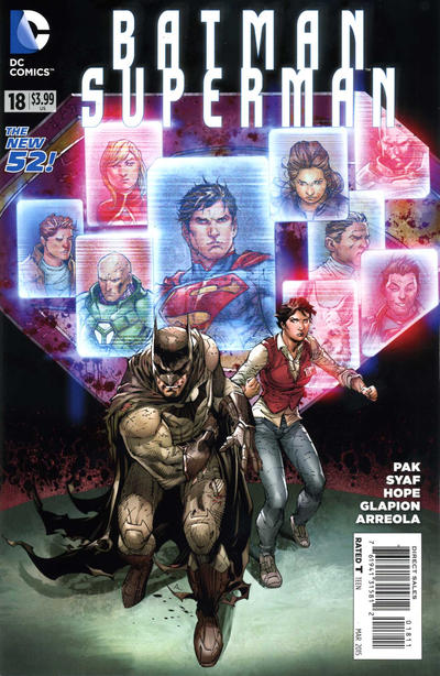 Cover for Batman / Superman (DC, 2013 series) #18 [Direct Sales]