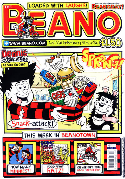 Cover for The Beano (D.C. Thomson, 1950 series) #3621