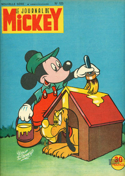 Cover for Le Journal de Mickey (Hachette, 1952 series) #125
