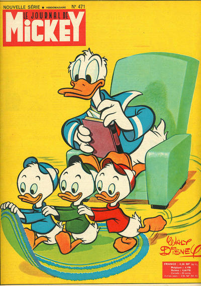 Cover for Le Journal de Mickey (Hachette, 1952 series) #471