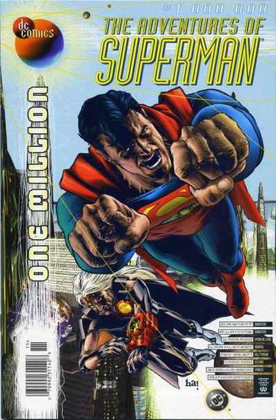Cover for Adventures of Superman (DC, 1987 series) #1,000,000 [Newsstand]