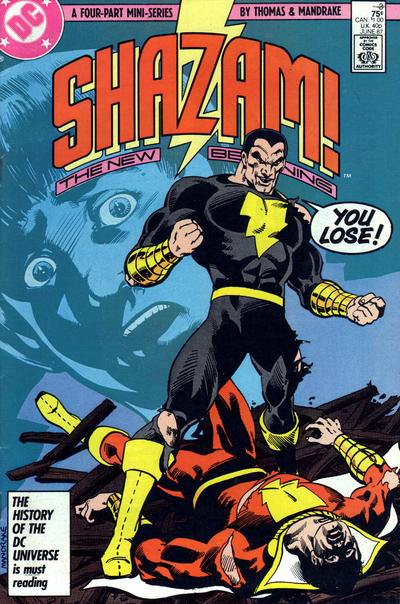 Cover for Shazam: The New Beginning (DC, 1987 series) #3 [Direct]