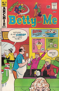 Cover Thumbnail for Betty and Me (Archie, 1965 series) #73