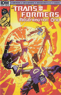 Cover Thumbnail for Transformers: Regeneration One (IDW, 2012 series) #89 [Cover RI - Incentive Geoff Senior Variant]