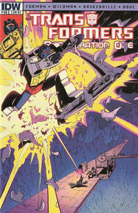 Cover Thumbnail for Transformers: Regeneration One (IDW, 2012 series) #90 [Cover RI - Incentive Geoff Senior Variant]