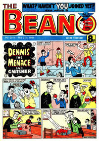 Cover Thumbnail for The Beano (D.C. Thomson, 1950 series) #2014