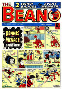 Cover Thumbnail for The Beano (D.C. Thomson, 1950 series) #2190