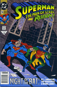Cover Thumbnail for Superman: The Man of Steel (DC, 1991 series) #14 [Newsstand]
