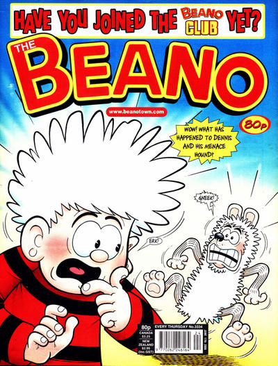 Cover for The Beano (D.C. Thomson, 1950 series) #3334