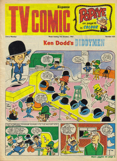 Cover for TV Comic (Polystyle Publications, 1951 series) #825