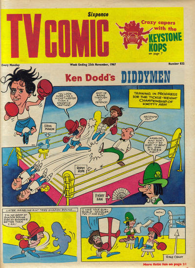 Cover for TV Comic (Polystyle Publications, 1951 series) #832
