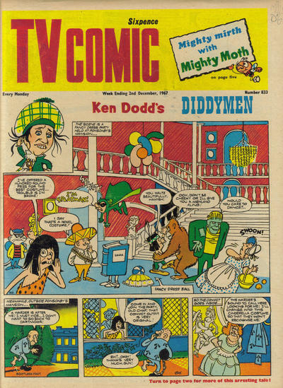 Cover for TV Comic (Polystyle Publications, 1951 series) #833