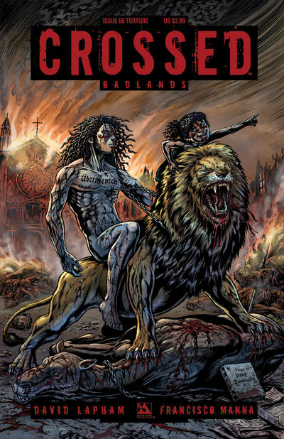 Cover for Crossed Badlands (Avatar Press, 2012 series) #68 [Torture Variant by German Erramouspe]
