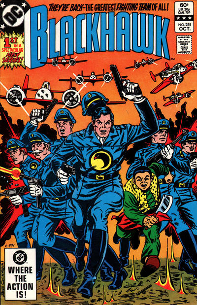Cover for Blackhawk (DC, 1957 series) #251 [Direct]