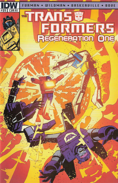 Cover for Transformers: Regeneration One (IDW, 2012 series) #89 [Cover RI - Incentive Geoff Senior Variant]