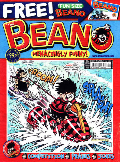 Cover for The Beano (D.C. Thomson, 1950 series) #3424