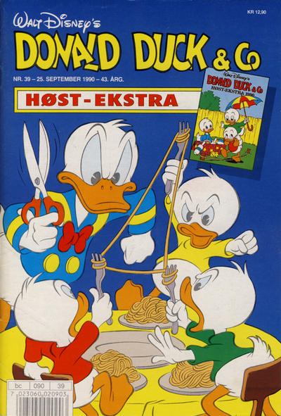 Cover for Donald Duck & Co (Hjemmet / Egmont, 1948 series) #39/1990