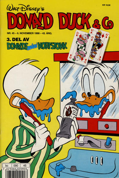 Cover for Donald Duck & Co (Hjemmet / Egmont, 1948 series) #45/1990