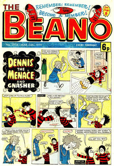 Cover for The Beano (D.C. Thomson, 1950 series) #1914