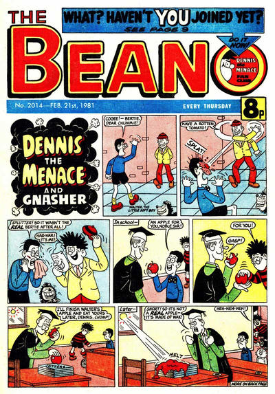 Cover for The Beano (D.C. Thomson, 1950 series) #2014