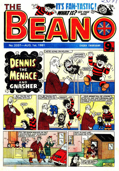 Cover for The Beano (D.C. Thomson, 1950 series) #2037