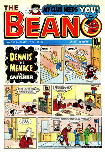 Cover for The Beano (D.C. Thomson, 1950 series) #2121
