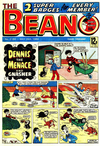 Cover for The Beano (D.C. Thomson, 1950 series) #2184