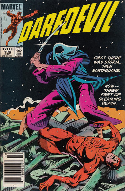 Cover for Daredevil (Marvel, 1964 series) #199 [Newsstand]