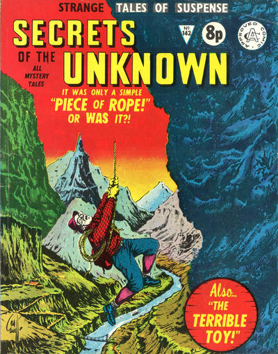 Cover for Secrets of the Unknown (Alan Class, 1962 series) #142