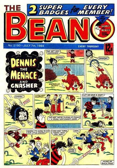 Cover for The Beano (D.C. Thomson, 1950 series) #2190