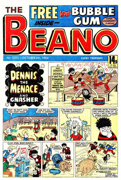 Cover for The Beano (D.C. Thomson, 1950 series) #2203