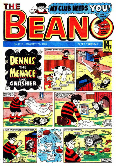 Cover for The Beano (D.C. Thomson, 1950 series) #2218