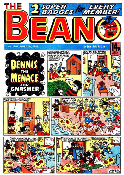 Cover for The Beano (D.C. Thomson, 1950 series) #2240