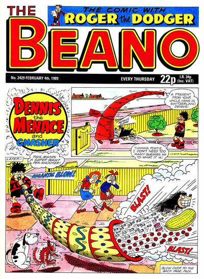 Cover for The Beano (D.C. Thomson, 1950 series) #2429