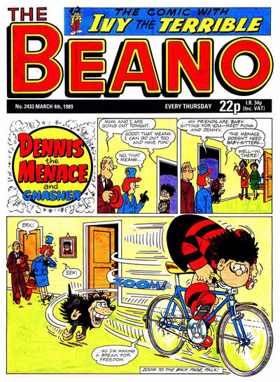 Cover for The Beano (D.C. Thomson, 1950 series) #2433