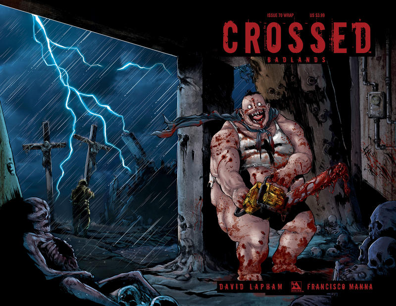 Cover for Crossed Badlands (Avatar Press, 2012 series) #70 [Wraparound Cover - Fernando Heinz]