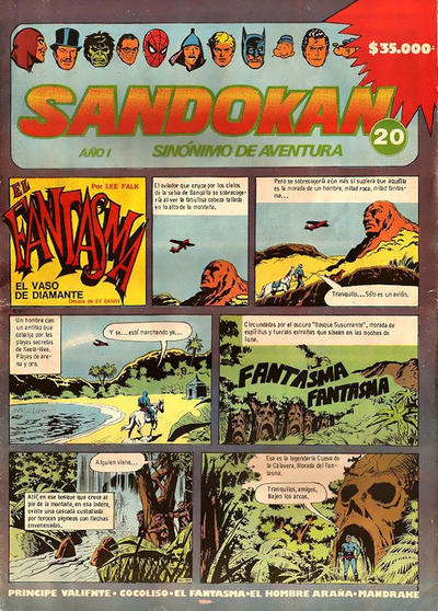 Cover for Sandokan (Editorial Columba, 1982 series) #20