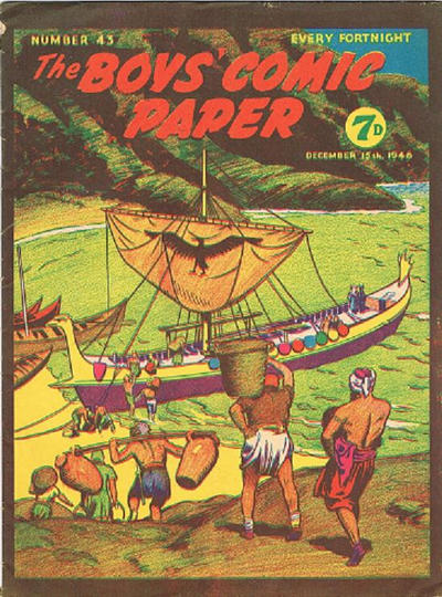 Cover for Boy's Comic Paper (Feature Productions, 1948 series) #43