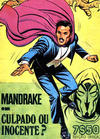 Cover for Mandrake em Culpado ou Inocente (Portugal Press, 1976 series) 