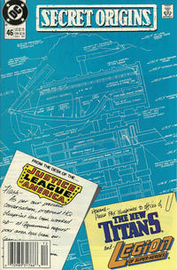 Cover for Secret Origins (DC, 1986 series) #46 [Newsstand]