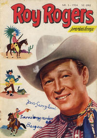 Cover Thumbnail for Roy Rogers (Serieforlaget / Se-Bladene / Stabenfeldt, 1954 series) #5/1954