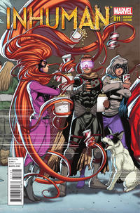 Cover Thumbnail for Inhuman (Marvel, 2014 series) #11 [Salvador Larroca Welcome Home Variant]