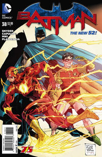 Cover Thumbnail for Batman (DC, 2011 series) #38 [Flash 75th Anniversary Cover]
