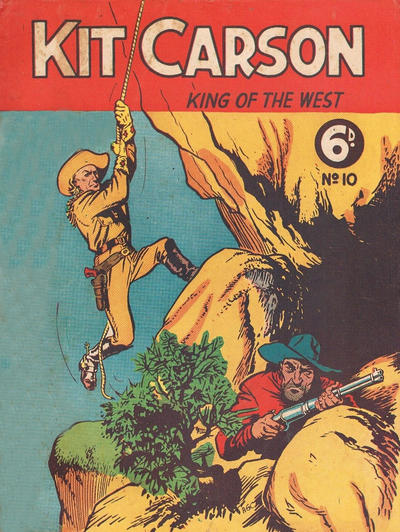 Cover for Kit Carson Cowboy Comics (The Land Newspaper, 1949 series) #10